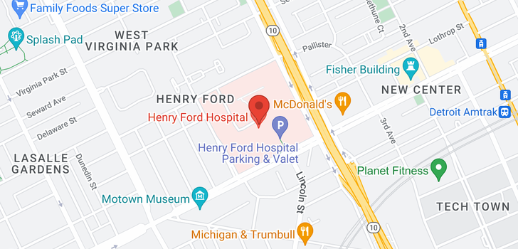 map of 1045 HENRY FORD